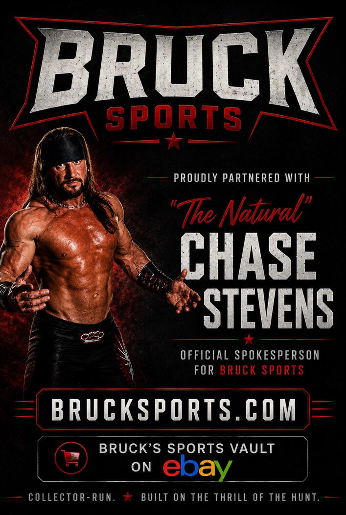 Proudly partnered with “The Natural” Chase Stevens Bruck Sports is proud to work with former TNA World Tag Team Champion Chase S